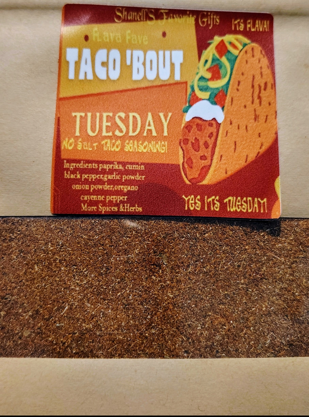 Original TaCO' Bout Flava Taco Seasoning