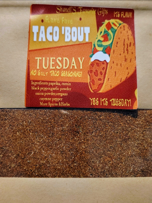 🔥Hot TACO 'BOUT Flava Fave Taco Seasoning